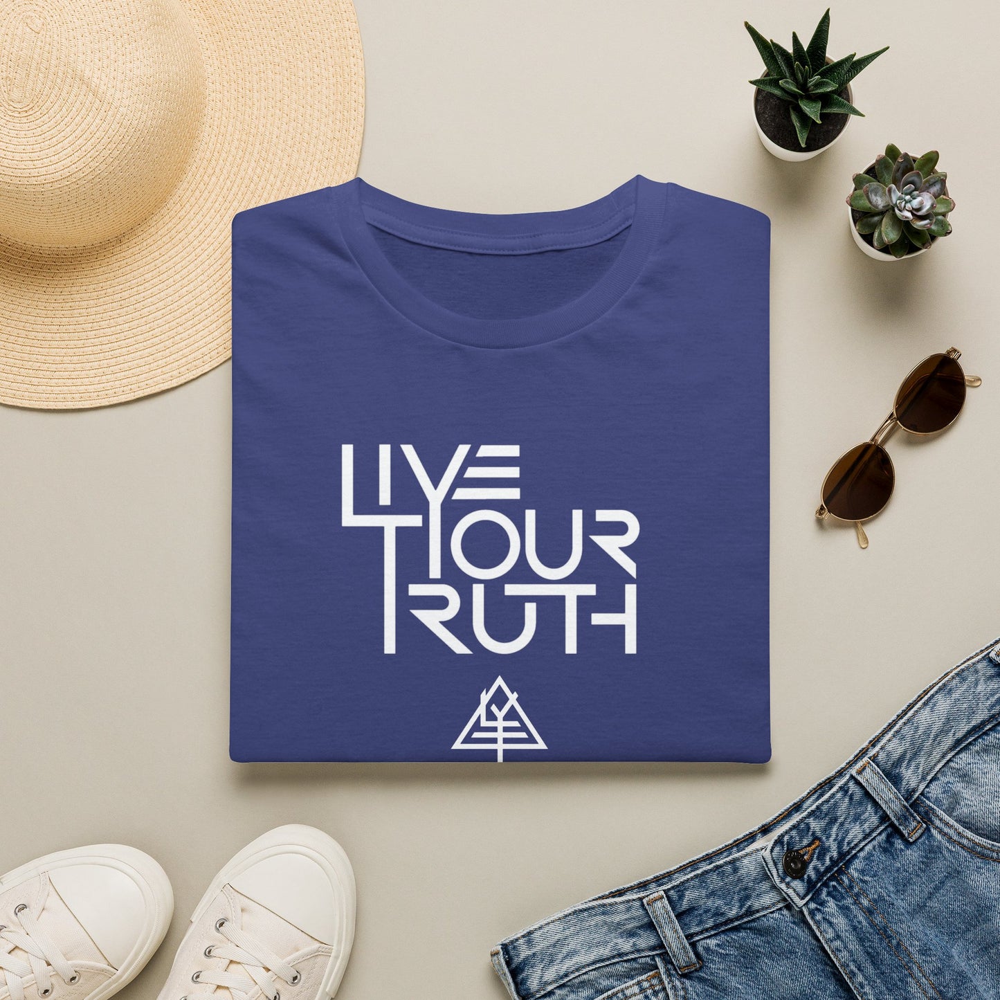 Live Your Truth T-Shirt — Inspirational Graphic Tee