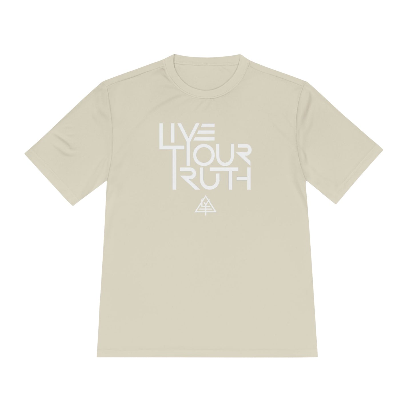 Live Your Truth Tee | Motivational Moisture-Wicking Athletic Shirt