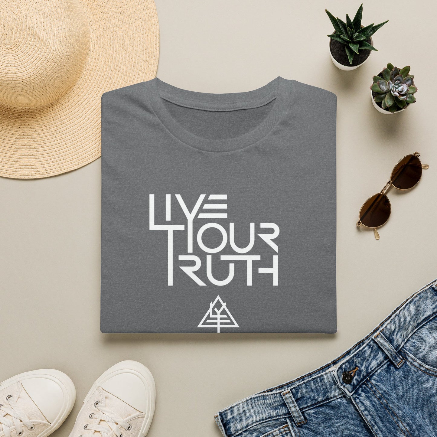 Live Your Truth T-Shirt — Inspirational Graphic Tee