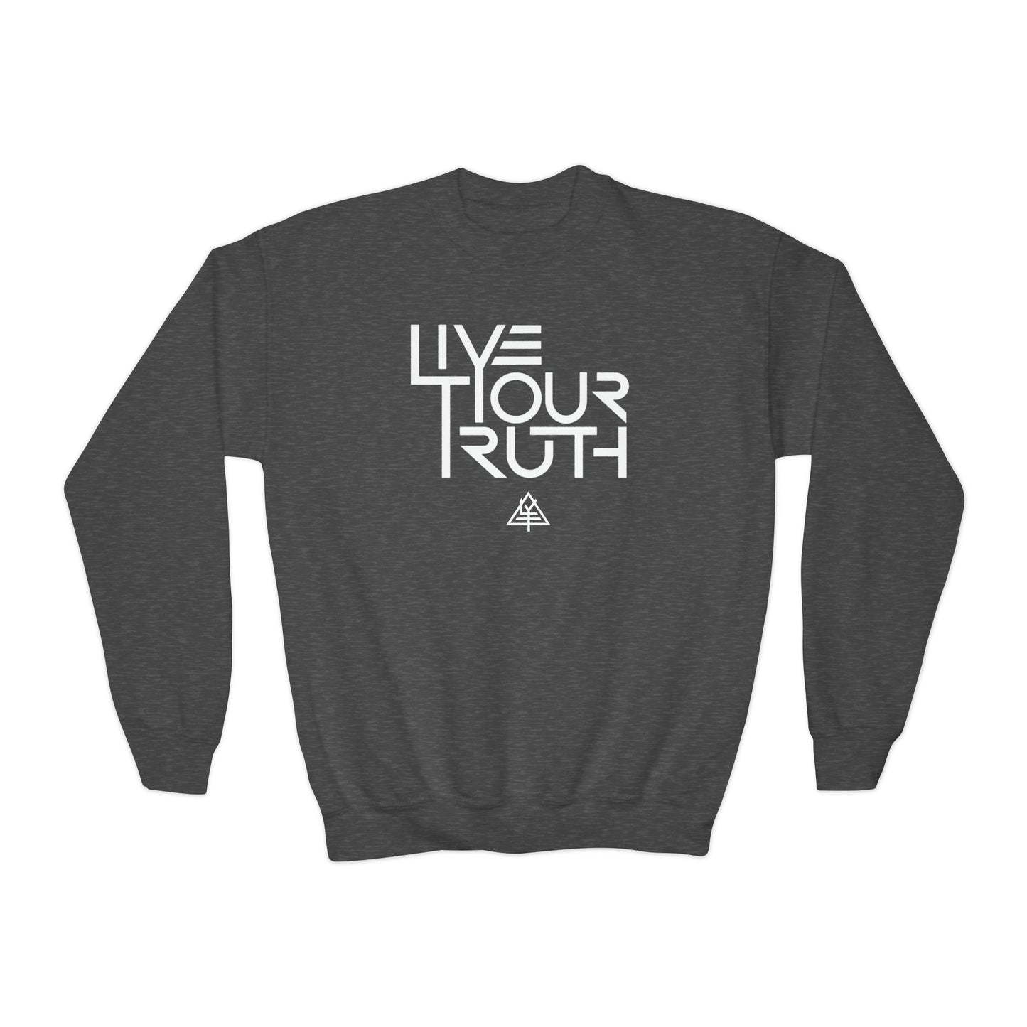 Youth Crewneck Sweatshirt - Live Your Truth