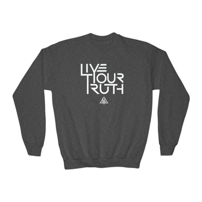 Youth Crewneck Sweatshirt - Live Your Truth