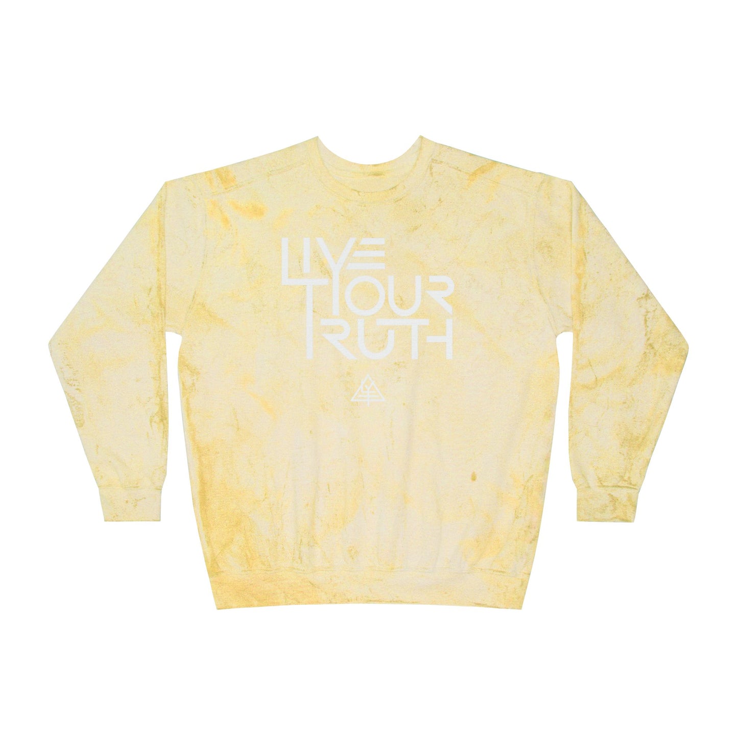 Color Blast Unisex Crewneck Sweatshirt - Live Your Truth