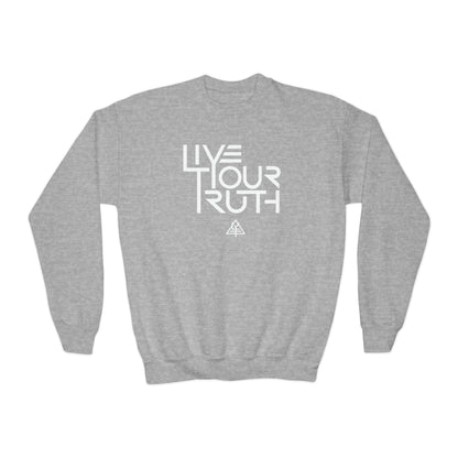 Youth Crewneck Sweatshirt - Live Your Truth