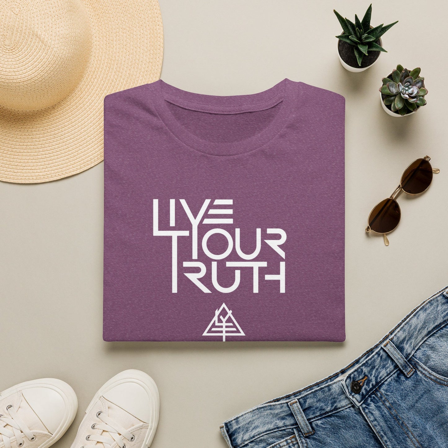 Live Your Truth T-Shirt — Inspirational Graphic Tee