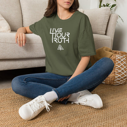 Live Your Truth T-Shirt — Inspirational Graphic Tee