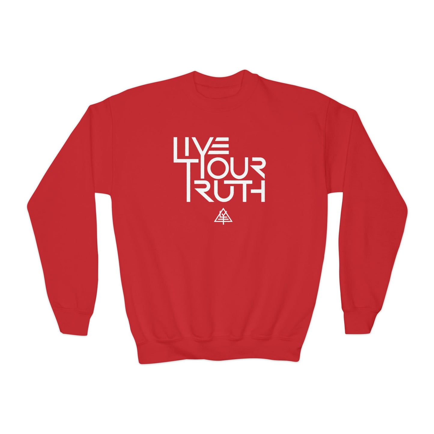 Youth Crewneck Sweatshirt - Live Your Truth