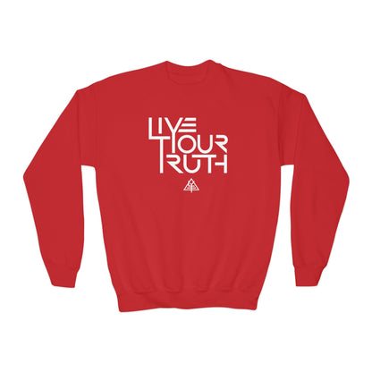 Youth Crewneck Sweatshirt - Live Your Truth