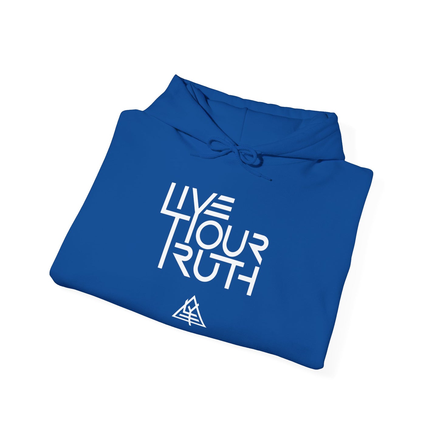 Live Your Truth Hoodie — Minimal Inspirational Pullover
