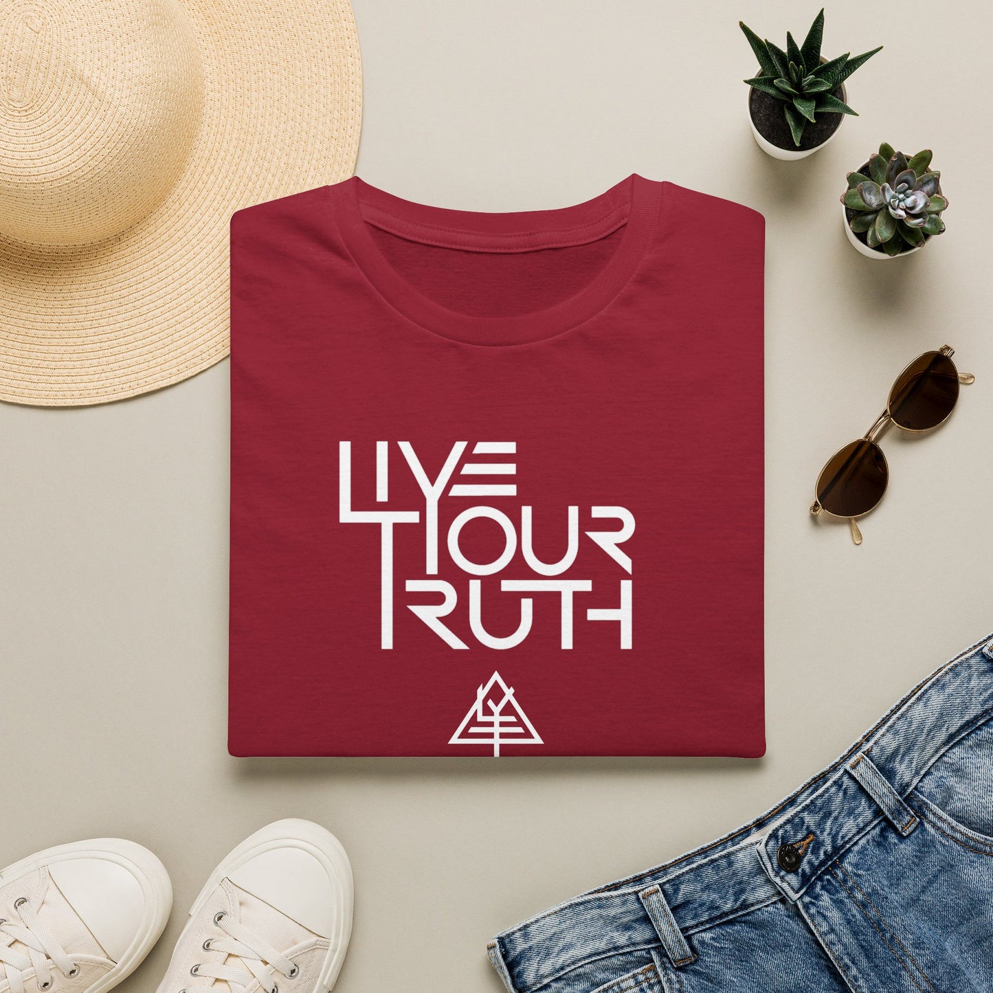 Live Your Truth T-Shirt — Inspirational Graphic Tee