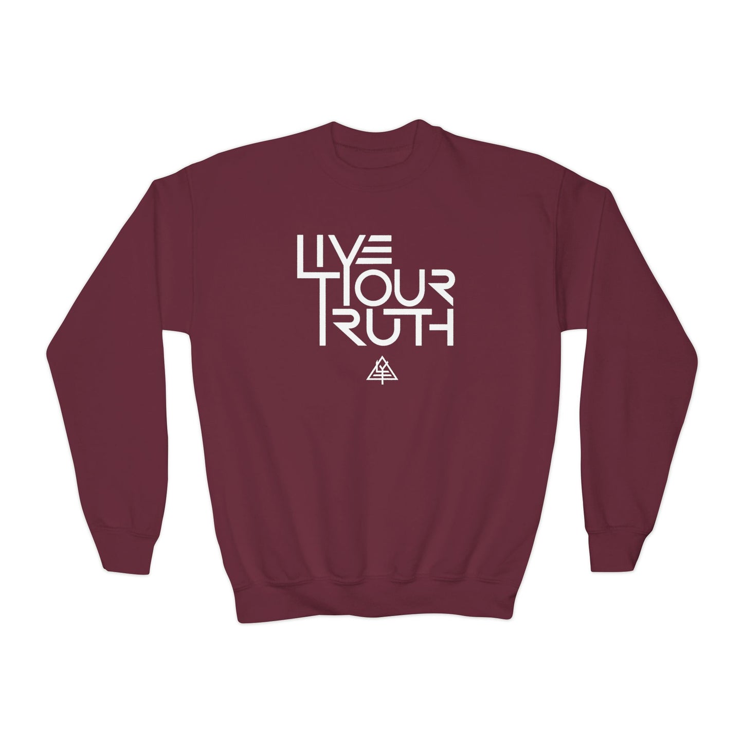 Youth Crewneck Sweatshirt - Live Your Truth