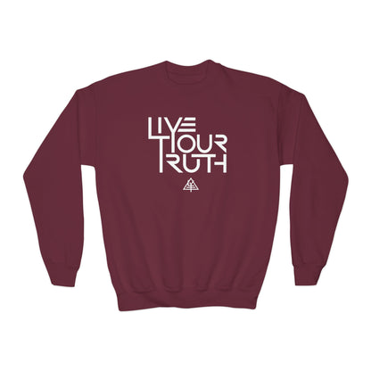 Youth Crewneck Sweatshirt - Live Your Truth