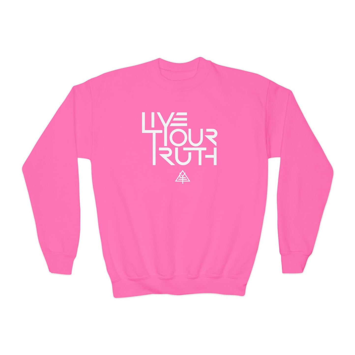 Youth Crewneck Sweatshirt - Live Your Truth