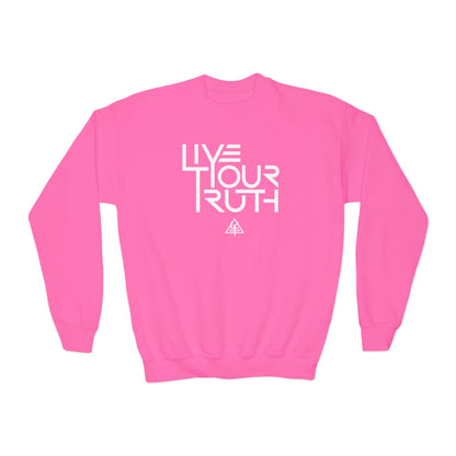 Youth Crewneck Sweatshirt - Live Your Truth