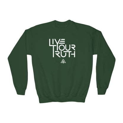 Youth Crewneck Sweatshirt - Live Your Truth
