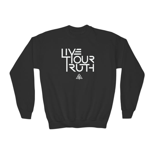 Youth Crewneck Sweatshirt - Live Your Truth