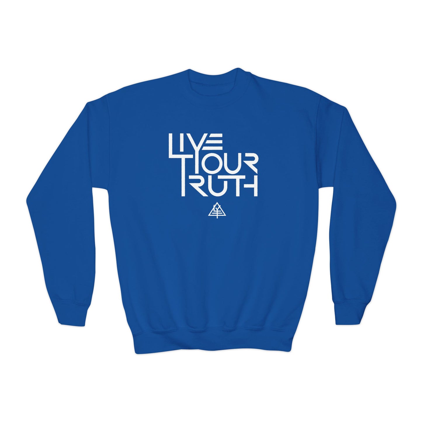 Youth Crewneck Sweatshirt - Live Your Truth