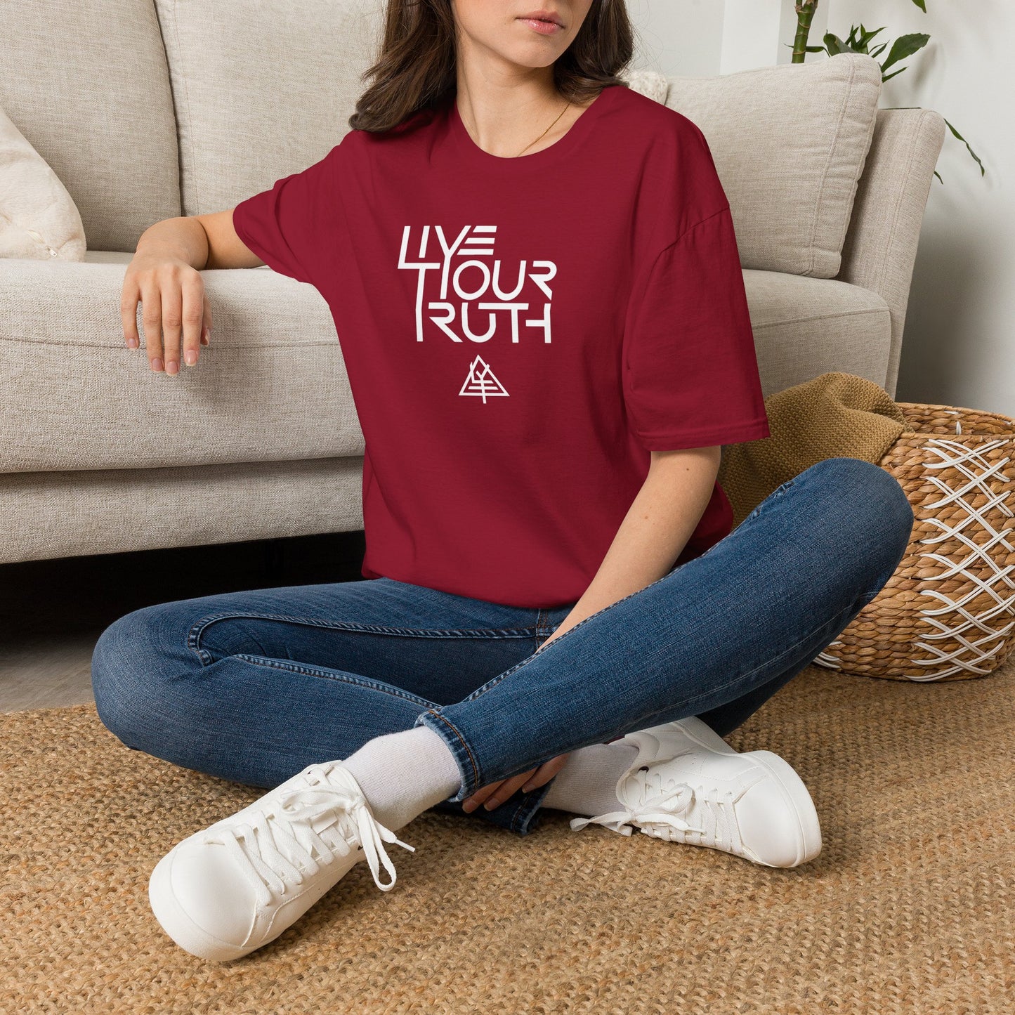 Live Your Truth T-Shirt — Inspirational Graphic Tee