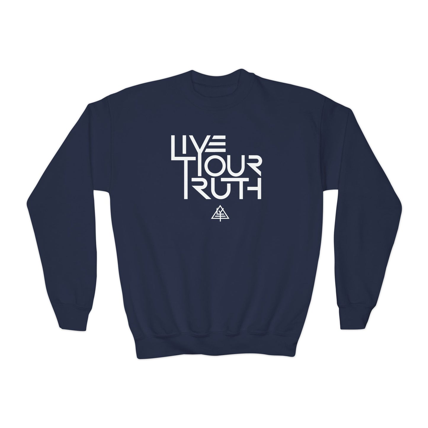 Youth Crewneck Sweatshirt - Live Your Truth