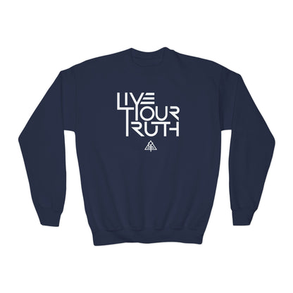 Youth Crewneck Sweatshirt - Live Your Truth